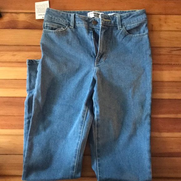 American Apparel Light Wash Pencil Jean NWT - Picture 2 of 4